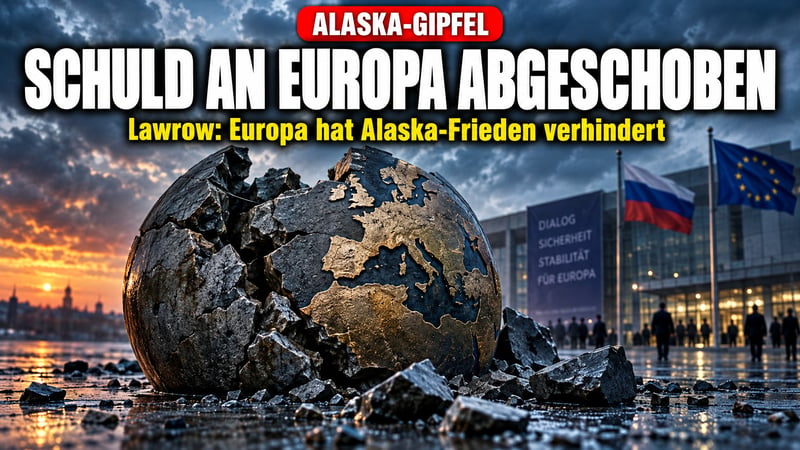 Lawrow-Paukenschlag: Hat Europa den Alaska-Frieden beerdigt?