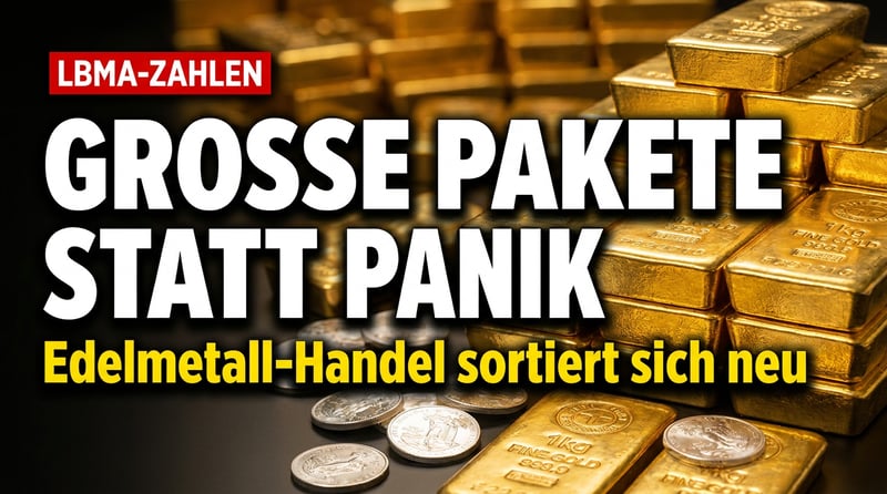 LBMA-Zahlen für April: Wenn der Handel ruht, sammeln die Klugen ein