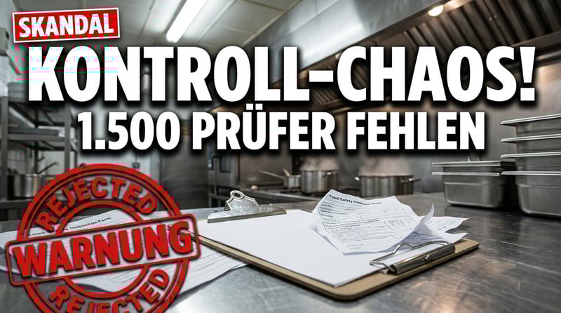 Lebensmittelkontrolle am Abgrund: Deutschland fehlen über 1.500 Prüfer – und die Politik schaut weg