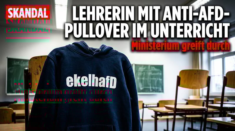 Lehrerin trägt „ekelhAfD"-Pullover im Unterricht – ein Skandal mit Ansage