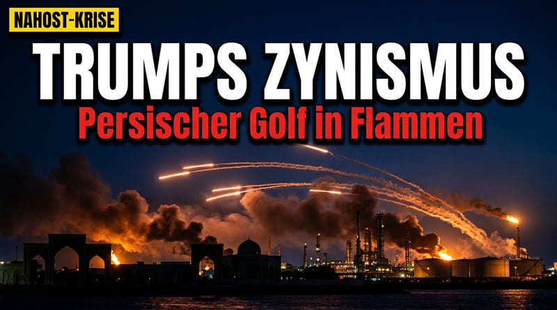 "Leicht provoziert" – Trumps zynische Sicht auf den Flammenherd am Persischen Golf