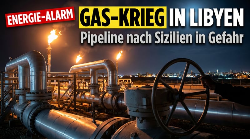 Libyens Lichter gehen aus – und Europas Gasversorgung wackelt mit
