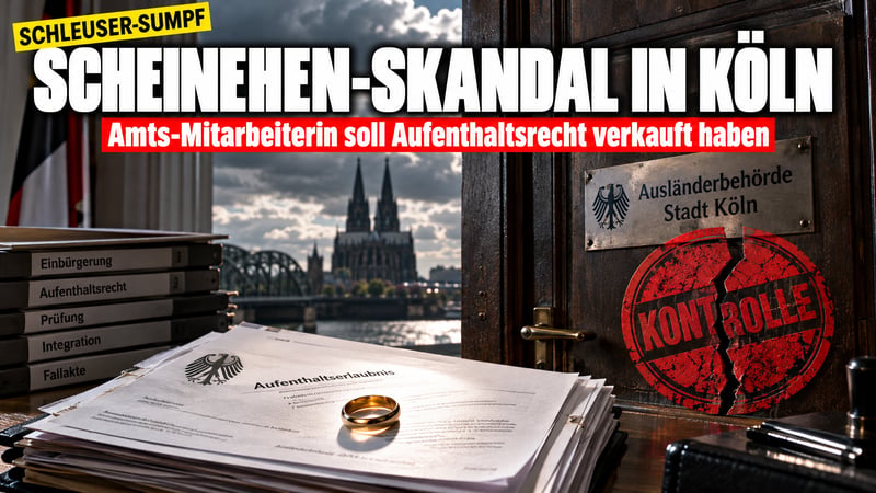Liebe gegen Bares? Kölner Amt erneut im Schleuser-Sumpf