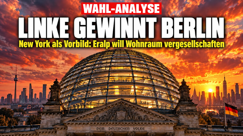 Linke gewinnt Berlin: Wird die Hauptstadt jetzt zum zweiten New York?