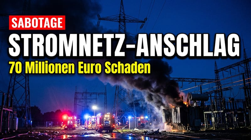 Linksextreme Sabotage-Verherrlichung: Solidaritätsplakat nach Anschlägen auf Berliner Stromnetz aufgetaucht