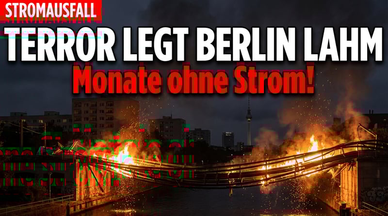 Linksextremistischer Terror legt Berlin lahm: Stromnetz-Reparatur zieht sich über Monate
