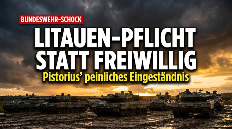 Litauen-Brigade: Wenn aus „Freiwilligkeit“ plötzlich Pflicht wird – das peinliche Eingeständnis der Bundeswehr