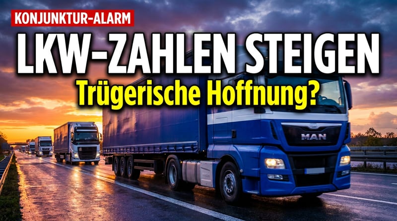 Lkw-Maut-Index steigt: Ein Strohhalm im Konjunktur-Sturm – oder Augenwischerei?