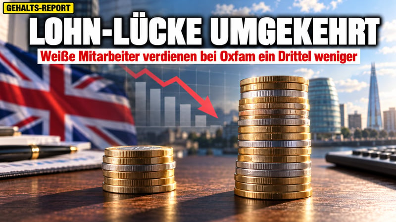 Lohn-Schieflage bei Oxfam: Weiße Mitarbeiter verdienen ein Drittel weniger!