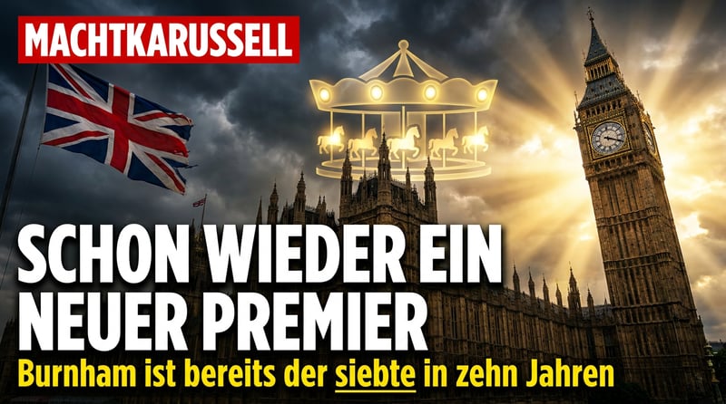 London im Karussell der Macht: Andy Burnham wird siebter Premier binnen zehn Jahren – und verspricht das Blaue vom Himmel