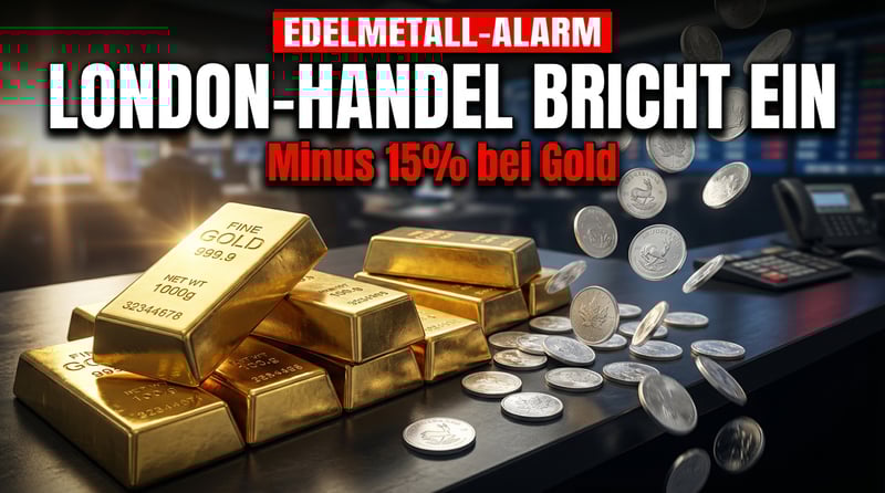 Londoner Edelmetallmarkt verzeichnet deutlichen Rückgang bei Gold- und Silbertransfers