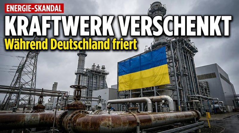 Lubmin-Posse: Funktionsfähiges Gaskraftwerk wird an die Ukraine verschenkt – während Deutsche frieren