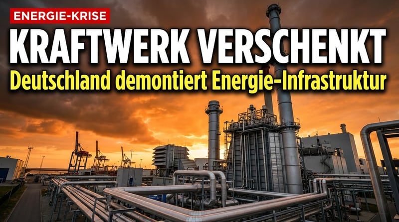 Lubmin verschenkt funktionsfähiges Kraftwerk an die Ukraine – Deutschland demontiert seine eigene Energiezukunft
