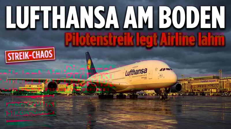 Lufthansa am Boden: Pilotenstreik legt Deutschlands größte Airline lahm
