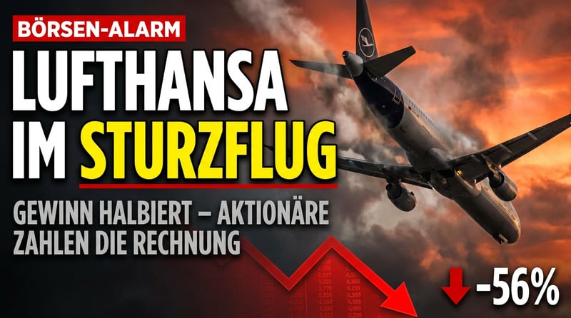 Lufthansa im Sturzflug: Gewinn halbiert, Cityline gekappt – und der Aktionär zahlt die Rechnung
