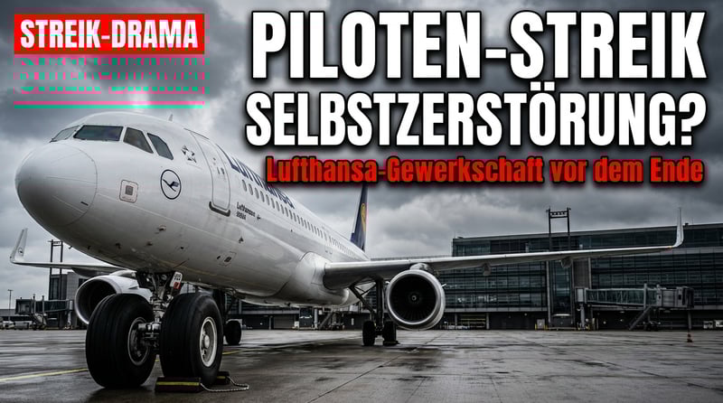 Lufthansa-Pilotenstreik: Wenn Gewerkschaftsmacht zur Selbstzerstörung wird