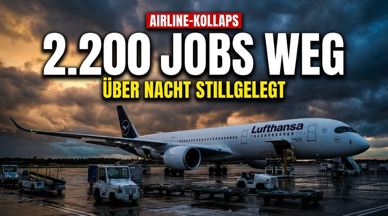 Lufthansa zerschlägt CityLine: 2.200 Mitarbeiter stehen über Nacht vor dem Nichts