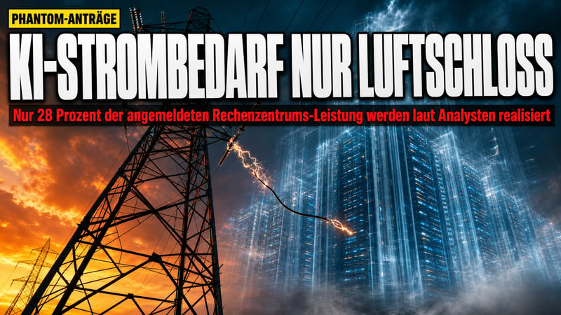 Luftschloss Gigawatt: Die KI-Blase hat ein Stromproblem