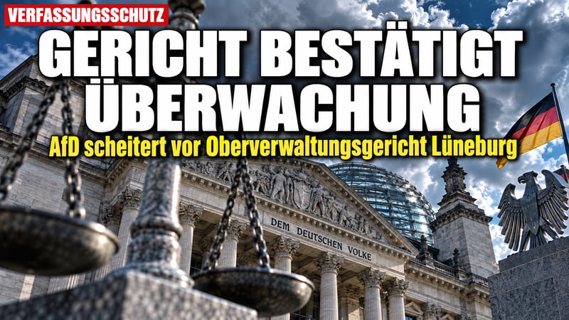 Lüneburger Richter entscheiden: Verfassungsschutz darf AfD weiter überwachen