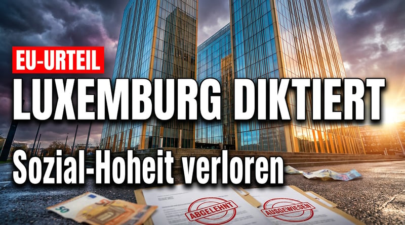 Luxemburger Diktat: Wie der EuGH Deutschland die Hoheit über das eigene Sozialsystem entreißt