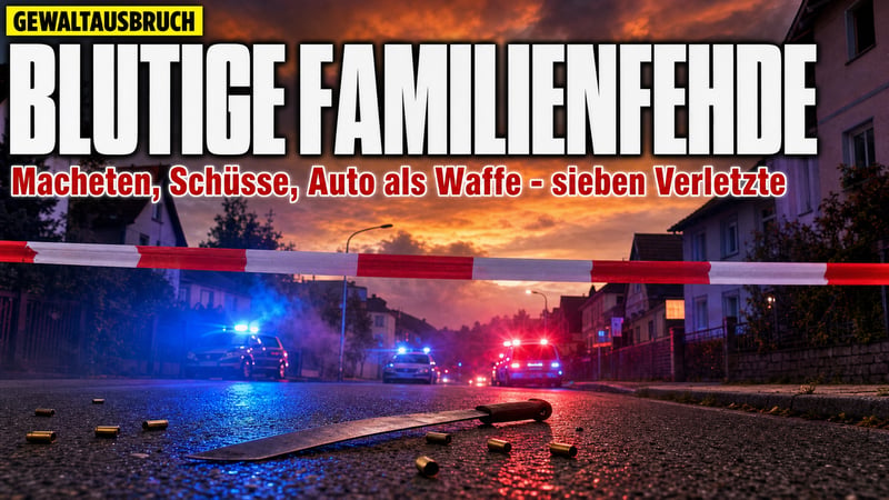 Macheten, SchĂŒsse, Auto als Waffe: Blutbad in Kleinstadt-Idylle