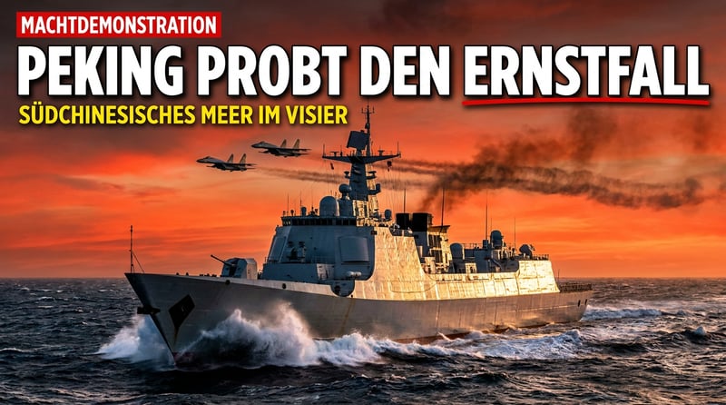 Machtdemonstration im Südchinesischen Meer: Peking probt den Ernstfall – und der Westen schaut zu