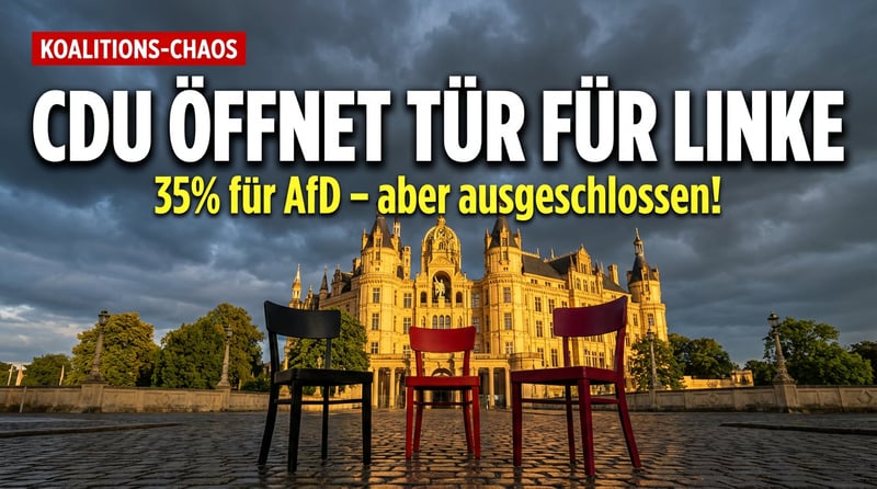 Machtgier ohne Prinzipien: CDU in Mecklenburg-Vorpommern öffnet Tür für Linkspartei