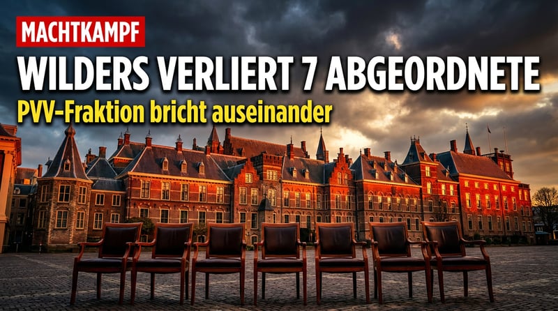 Machtkampf in den Niederlanden: Wilders verliert sieben Abgeordnete an neue Fraktion