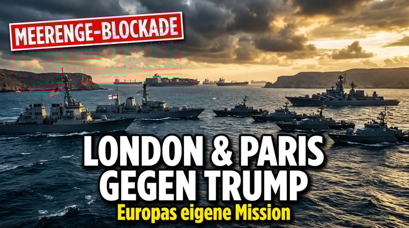 Machtkampf in der Meerenge: London und Paris stellen sich gegen Trumps Blockade-Politik