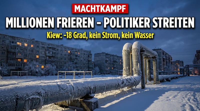Machtkampf in Kiew: Während Millionen frieren, liefern sich Selenskyj und Klitschko einen erbitterten Schlagabtausch