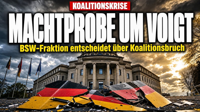 Machtprobe in Erfurt: Entscheidet das BSW heute über Voigts Sturz?