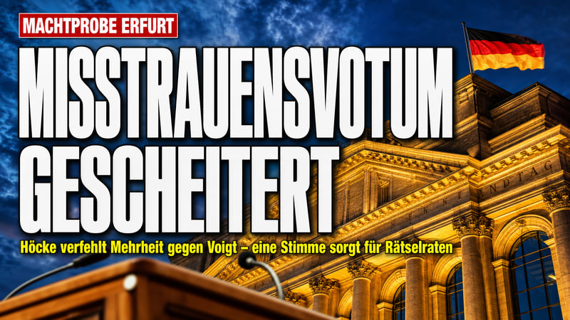 Machtprobe in Erfurt: Höcke scheitert – doch Voigt wackelt weiter