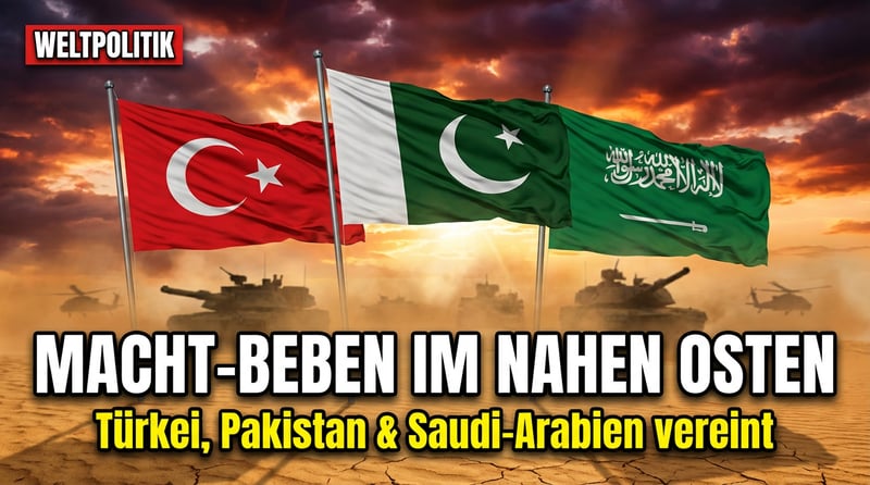 Machtverschiebung in Westasien: Türkei, Pakistan und Saudi-Arabien schmieden historisches Militärbündnis