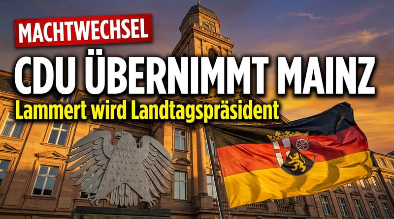 Machtwechsel in Mainz: CDU-Mann Lammert übernimmt Landtagspräsidium – politische Wende in Rheinland-Pfalz