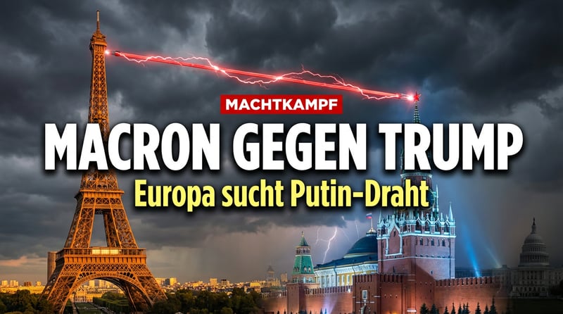 Macron sucht Draht zu Putin – und stellt sich gegen Trump