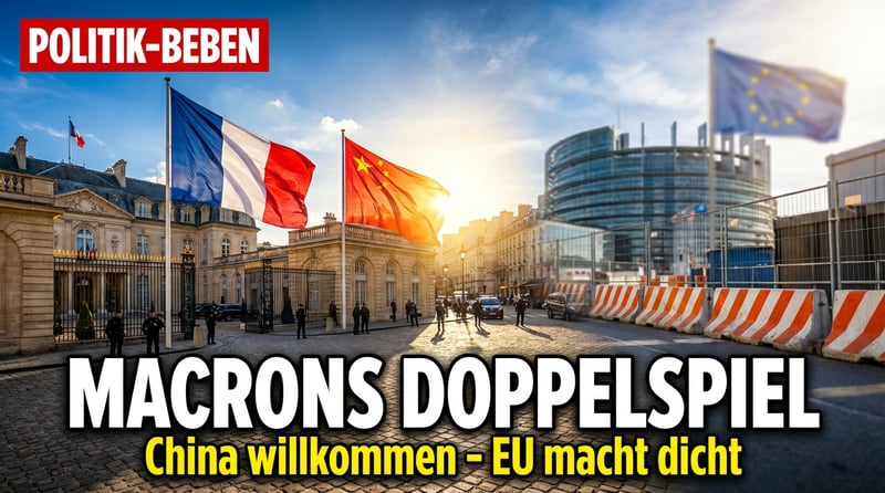 Macrons Doppelspiel: Chinesisches Kapital willkommen, während Brüssel die Schotten dicht macht