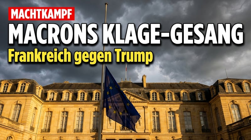 Macrons Klagegesang: Wenn ein gescheiterter Präsident Amerika belehren will