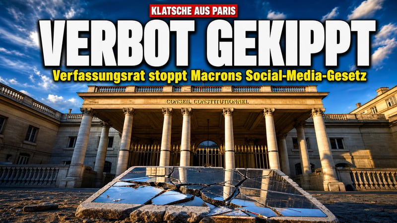 Macrons Social-Media-Verbot gekippt: Klatsche aus Paris