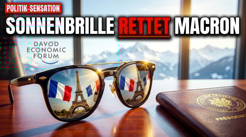 Macrons Sonnenbrille: Wie ein geplatztes Äderchen zum PR-Coup wurde