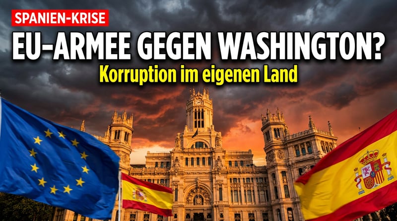 Madrid probt den Aufstand: Sánchez träumt von der EU-Armee – während zu Hause die Korruption brodelt