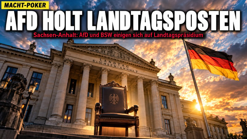 Magdeburg-Coup: AfD holt erstmals einen Landtagspräsidenten