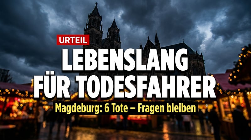 Magdeburg: Lebenslange Haft für den Todesfahrer – doch die wahren Fragen bleiben unbeantwortet