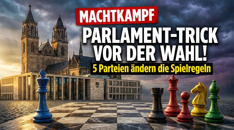 Magdeburger Machtmanöver: Fünf Parteien ändern vor der Wahl die Spielregeln