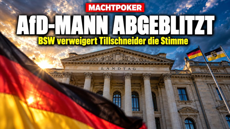 Magdeburger Machtpoker: BSW lässt AfD-Mann Tillschneider abblitzen!
