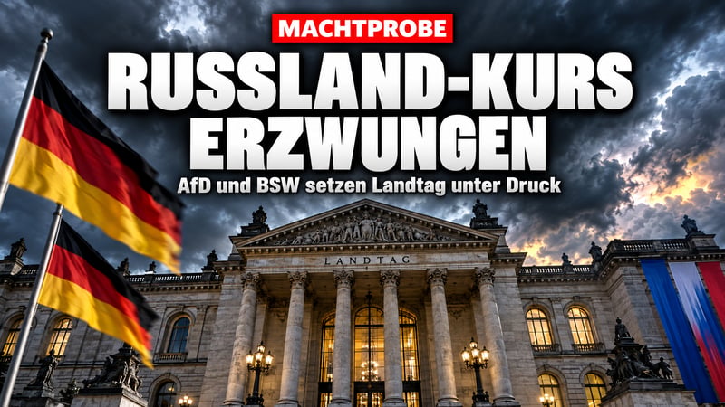 Magdeburger Machtprobe: AfD und BSW zwingen Landtag auf Russland-Kurs