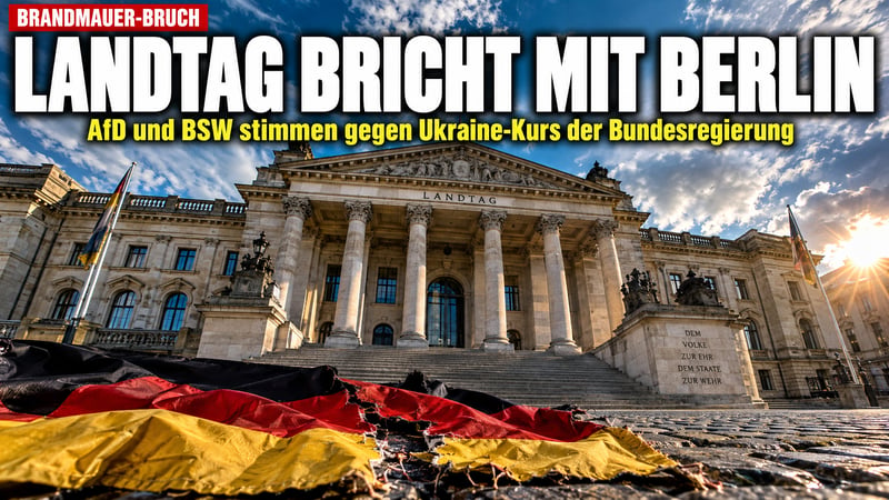 Magdeburger Paukenschlag: Landtag stellt sich gegen Berlins Ukraine-Kurs!