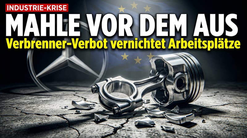 Mahle am Abgrund: Wie Brüsseler Verbrenner-Verbot deutsche Traditionsbetriebe in die Knie zwingt