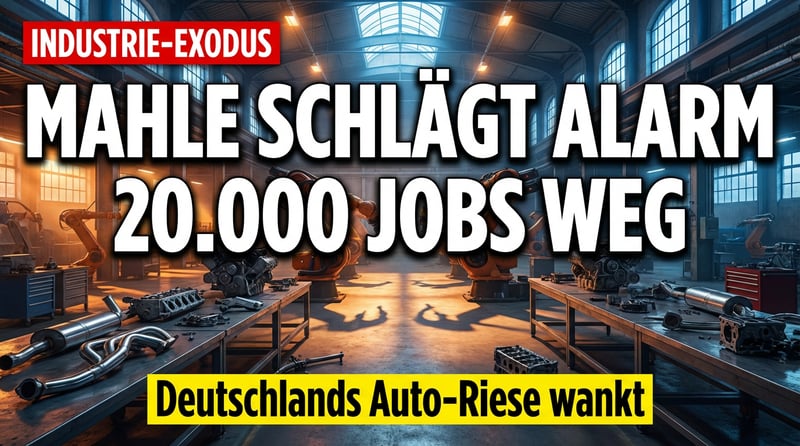 Mahle schlägt Alarm: Deutschlands Autoindustrie droht der schleichende Exodus