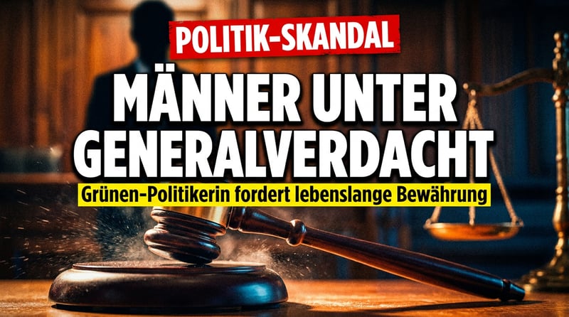 Männer auf Lebenslang verdächtig: Wie eine Ex-Grünen-Funktionärin die halbe Bevölkerung unter Generalverdacht stellt