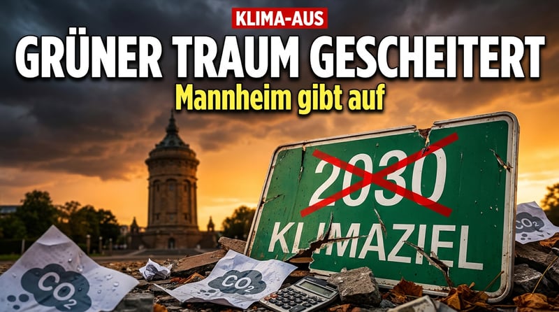 Mannheim begräbt sein Klimaziel 2030 – wenn grüne Wunschträume an der Realität zerschellen